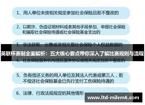 英联杯赛制全面解析：五大核心要点带你深入了解比赛规则与流程